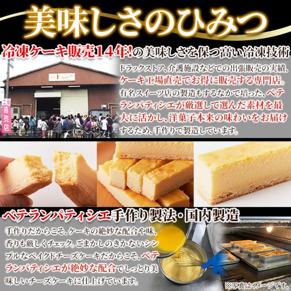 訳あり 濃厚 ベイクドチーズケーキバー 500g チーズケーキ デザート おやつ お土産 冷凍A05