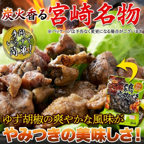 日向屋 鶏の炭火焼 ゆず胡椒味 80g&times;2個 鶏 鶏の炭火焼き メール便02
