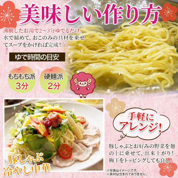 「サタプラ」で紹介された 梅の爽やかな酸味が食欲をそそる冷やし中華☆うめねぇちゃん5食セット05