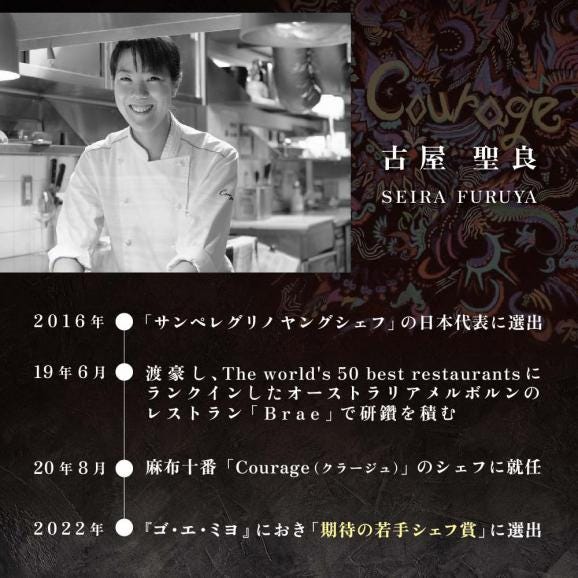 【麻布十番 フレンチ 】Courage「北海道別海町×クラージュ特別ディナーコース」お食事券1名様 ( ふるさと納税 食事 東京 ふるさと納税 食事券 東京 ふるさと納税 レストラン 東京 ふるさと）03