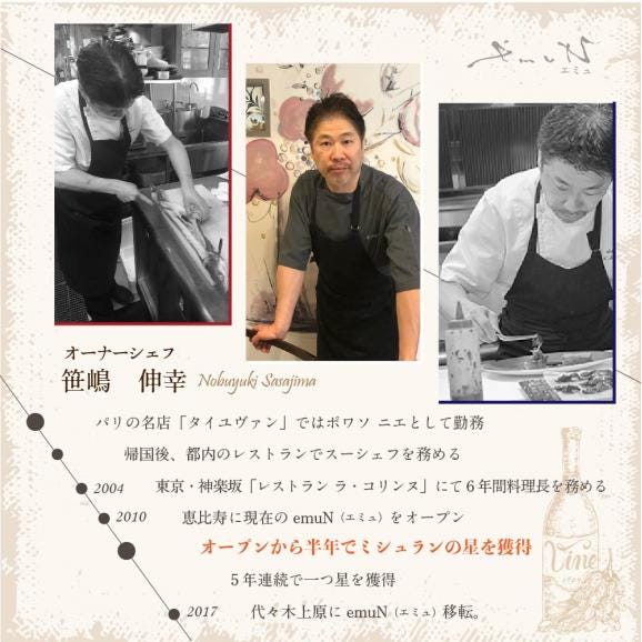 【代々木上原 フレンチ】emuN 体が喜ぶ優しい味が女性に人気「別海町特別コース B」お食事券2名様【CC0000024】(食事券 お食事券 食事 東京 東京都 フレンチ フランス料理 ランチ）04