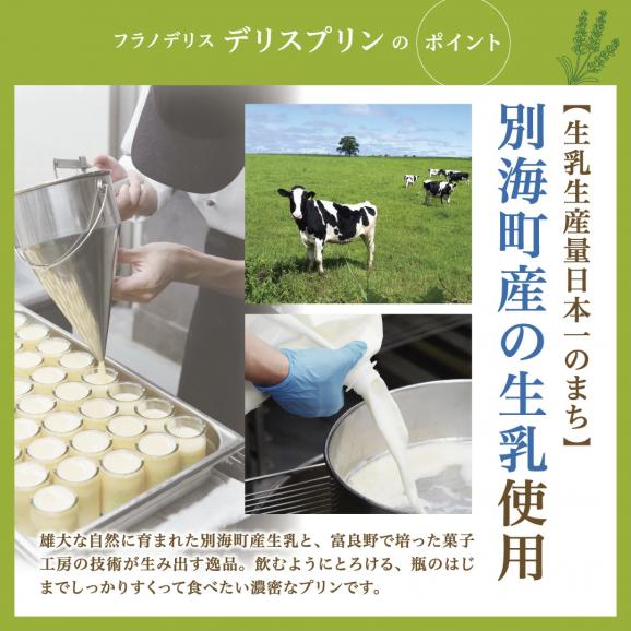 【ふるさと納税】別海町産マスカルポーネチーズ使用 デリス プリン120g&times;4本 マスカルポーネ03