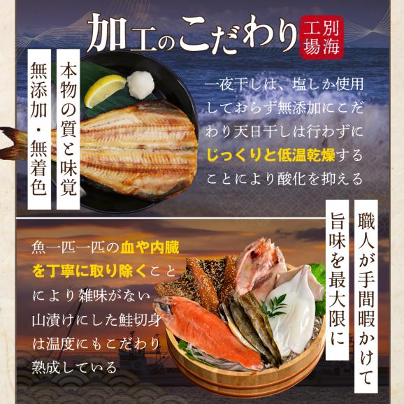 【ふるさと納税】北海道産 干物 セット 別海自社工場特製 味の笛 Aセット04