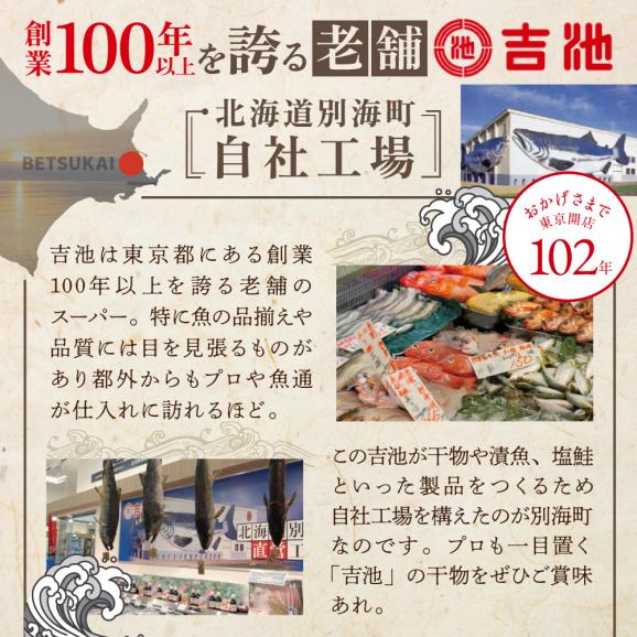 【ふるさと納税】北海道産 干物 セット 別海自社工場特製 味の笛 Aセット05