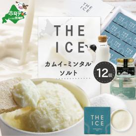 【ふるさと納税】【THE ICE】KAMUI-MINTAL SALT （カムイ・ミンタルソルト）ジェラート 12個セット CJ0000213