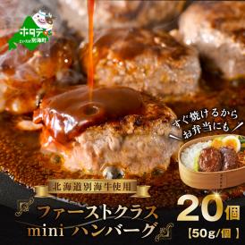 別海牛 使用 ファーストクラス ミニ ハンバーグ 50g×20個