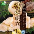 ★NI特大ホタテ1kg