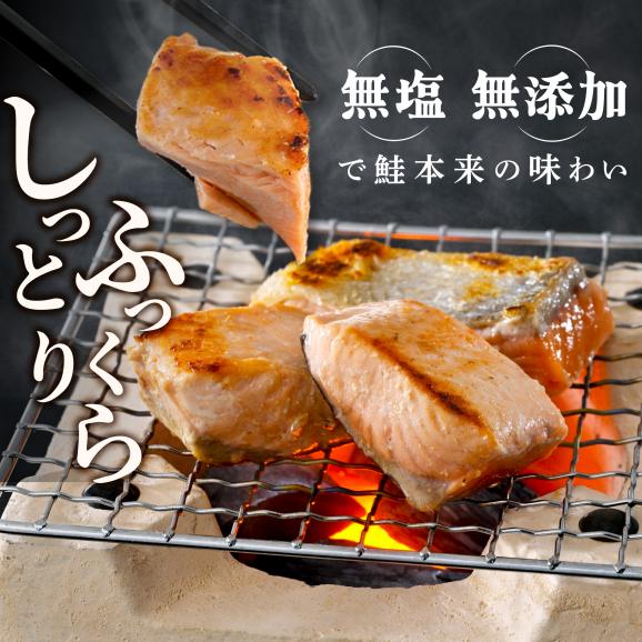 北海道産 カット秋鮭 約 1.2kg （600g×2） 天然 無塩 訳あり サイズ不揃い【KT0000020】03