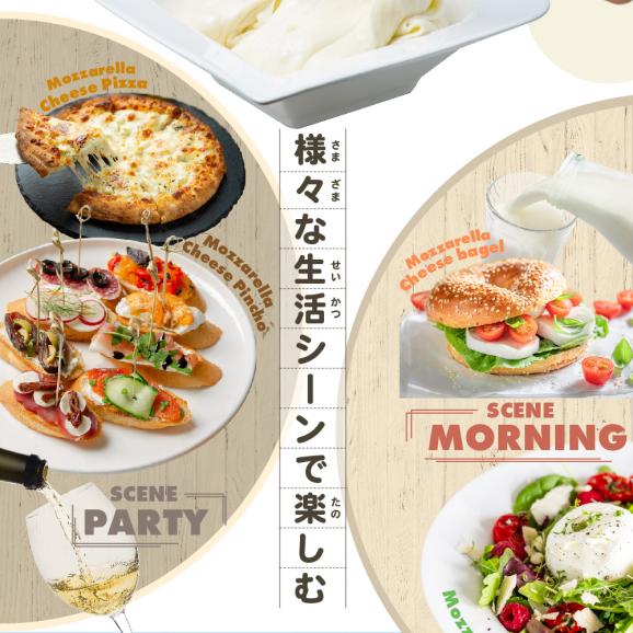 【森永乳業】モッツァレラチーズ 600g(100g×6P) 【NA0000001】03