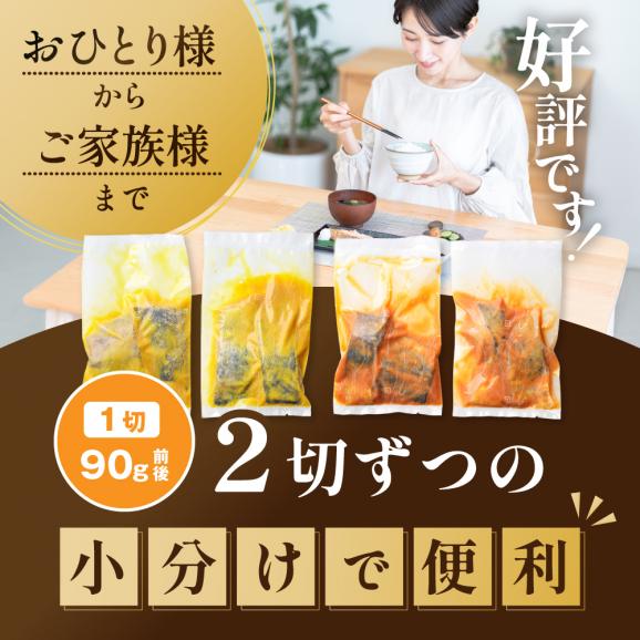 訳あり 銀鱈 西京漬け・徳川味噌漬け 800g（200g×4） 小分け 銀ダラ 西京焼き 西京みそ 味噌 サイズ不揃い 家庭用 惣菜【BS0000019】04