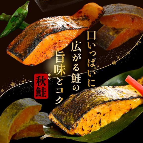 訳あり 北海道産 秋鮭 西京漬け・徳川味噌漬け 1.6kg（200g×8） 小分け 鮭 西京焼き 西京みそ 味噌 サイズ不揃い 家庭用 惣菜 サケ シャケ【BS0000023】02