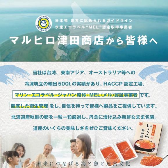 ロシア産・鮭いくら醤油漬け250g06