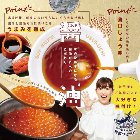 ロシア産 鮭いくら醤油漬け 500g (250g×2箱)04