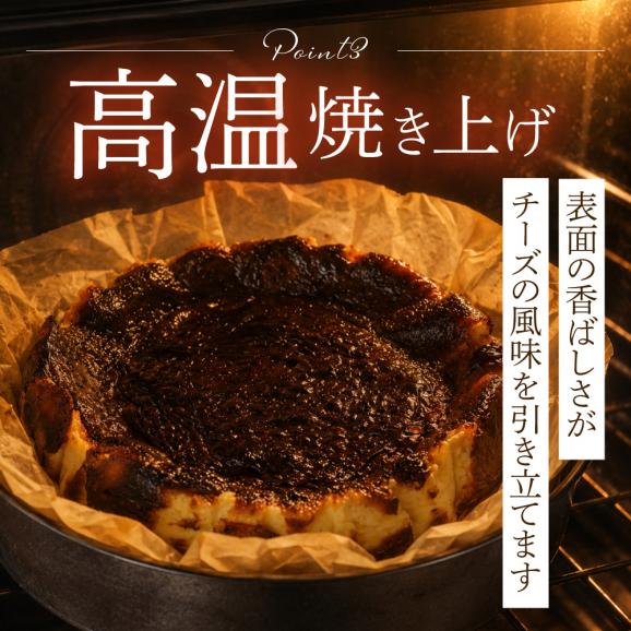 別海チーズのデリスバスク 450g×3台06