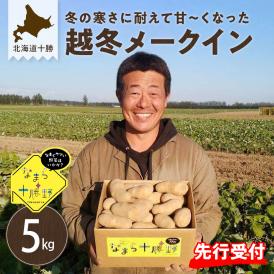 【ふるさと納税】【先行予約】【2026年2月より順次発送】北海道十勝芽室町 なまら十勝野の越冬メークイン5kg me001-001c
