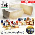 【ふるさと納税】【隔月3回コース定期便】明治北海道十勝チーズ カマンベール4種5個セット 計3回 me003-068-k3c