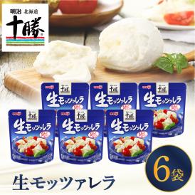 【ふるさと納税】明治北海道十勝チーズ 生モッツァレラ６個 セット me003-070c