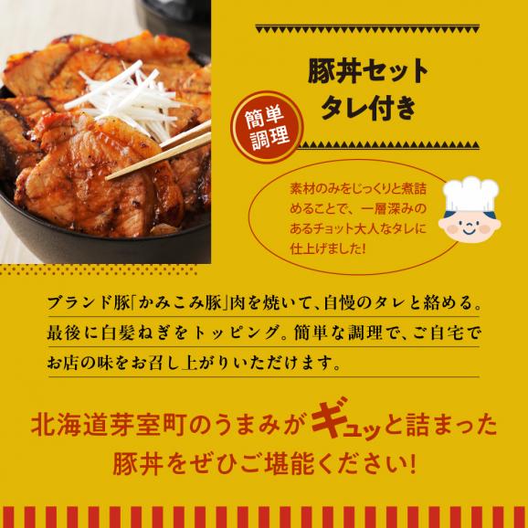 【ふるさと納税】北海道十勝芽室町 十勝名物 豚丼 3食セット タレ付き me042-004c04