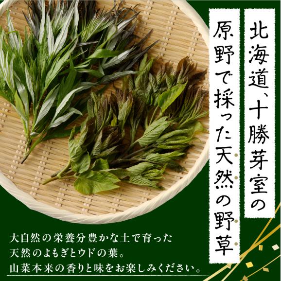 【ふるさと納税】【先行受付】【2026年5月発送】北海道十勝芽室町 天ぷら用 ヨモギとウドの葉セット me011-006c04