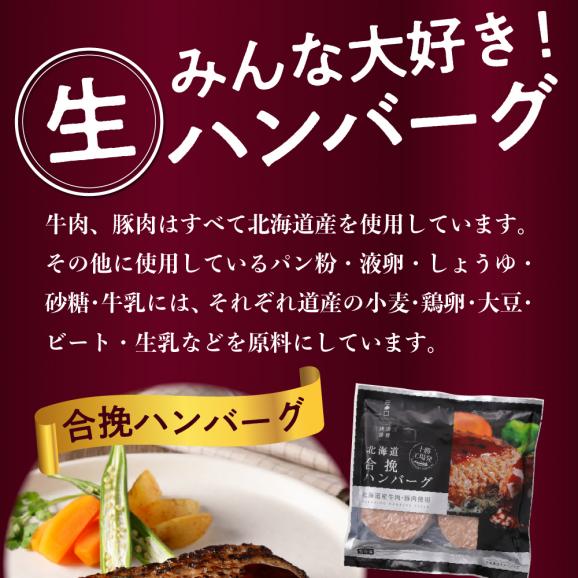 【3ヵ月定期便】北海道芽室町 3種よくばり ハンバーグ定期便 me000-010c02