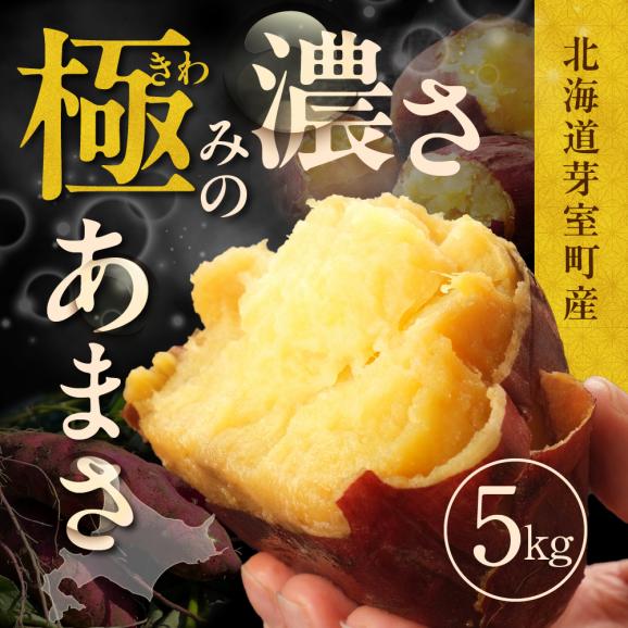【12月以降発送】北海道十勝芽室町 なまら十勝野 芽室町産さつまいも【紅はるか】５㎏　me001-029c02
