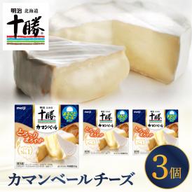 【ふるさと納税】明治北海道十勝チーズ カマンベールチーズ 90g×3パック me003-111c