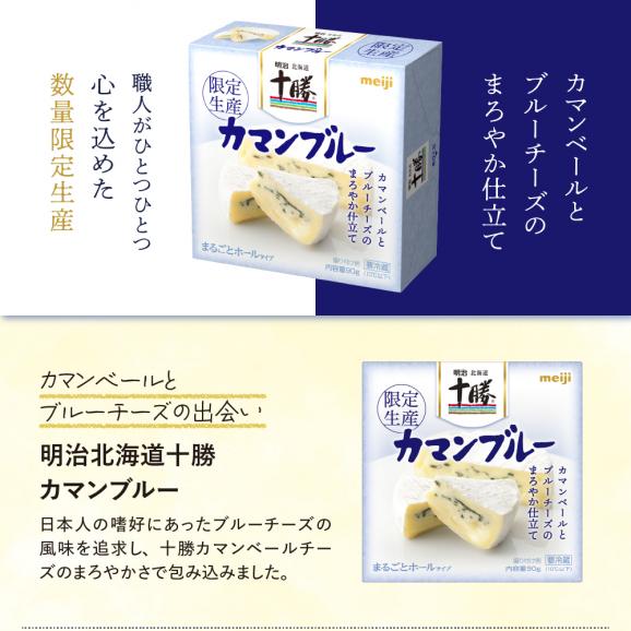 【ふるさと納税】明治北海道十勝カマンブルー含む5種5個セット me003-118c02