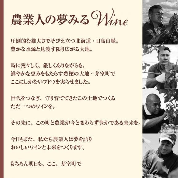 北海道十勝芽室町　よろこぶ 山幸 ロゼスパークリング 750ml×1本　me032-060c05