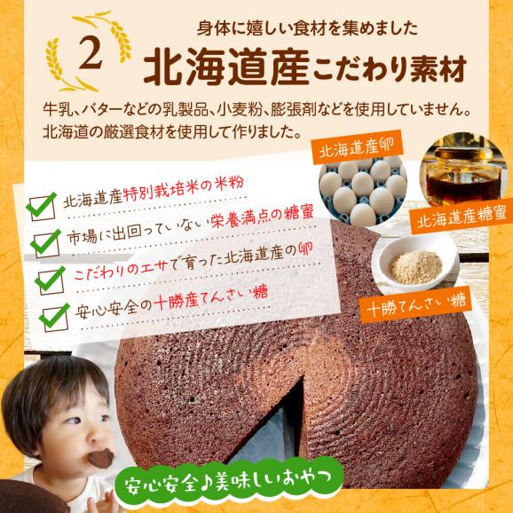 北海道十勝芽室町 北海道特別栽培米粉ガトーショコラ me063-006c04