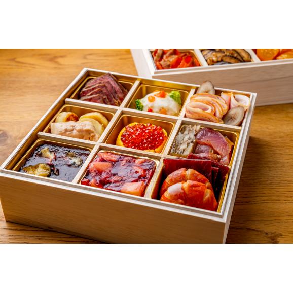 【代官山 レストラン ル・ジャポン】芽室町産食材使用 特製フレンチお節 ローストビーフ300g 山わさび付き　me061-04703