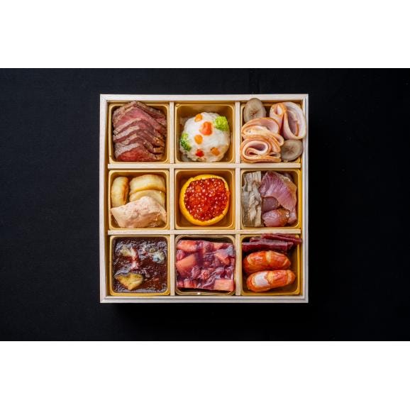 【代官山 レストラン ル・ジャポン】芽室町産食材使用 特製フレンチお節 ローストビーフ300g 山わさび付き　me061-04705