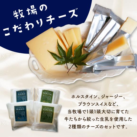 8月発送 北海道十勝芽室町 牧場チーズ２種類セット me020-005c-802