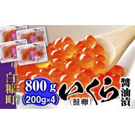 いくら醤油漬（鮭卵）【800g（200g×2×2）】※ご入金確認後、60営業日以内にお届け※_K027-0760-60DAYS