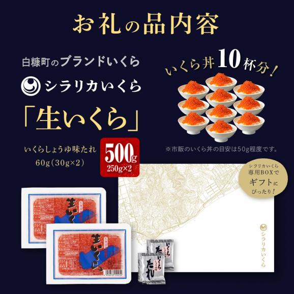 シラリカいくら(生いくら)【500g(250g×2)】〔お好みに味付けができます〕_K031-0919-60DAYS06