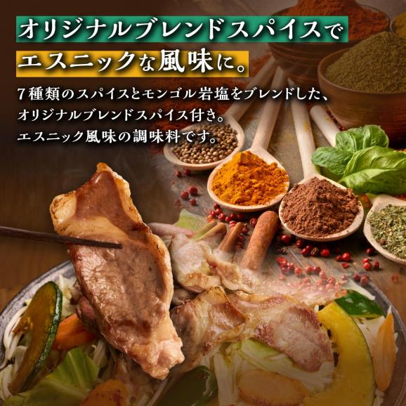 焼肉用ラム肉スライス【250g×2パック、オリジナルスパイス10g】_I017-044205