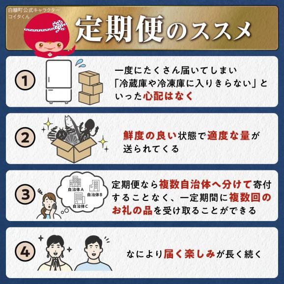 しらぬか海の恵みセット'24-'25【年3回定期便】_I050-123802
