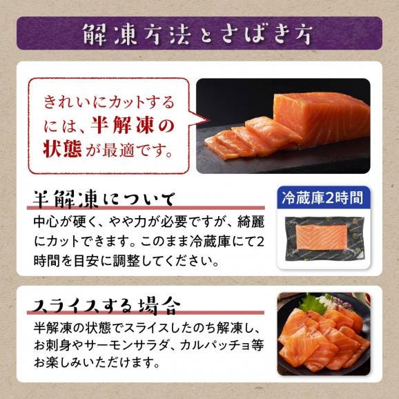 エンペラーサーモン 900g サーモン 鮭 小分け アトランティックサーモン さけ サケ 魚 海鮮 魚介 刺身 北海道 白糠町_T015-091006