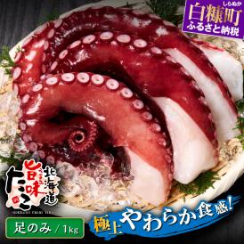 北海道旨味たこ【1.0kg以上×足のみ】_I013-1825