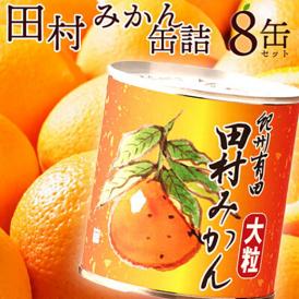 【ふるさと納税】AY6004n_田村みかん 缶詰 8缶セット