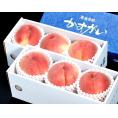 《山梨直送》『春日居の桃』山梨県産 特秀品 中玉3玉×2箱(計約1.5kg) 化粧箱 ※常温 送料無料