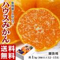 『ハウスみかん』 佐賀県産 JAからつ 約1kg（目安として12～15玉） 化粧箱　※常温 送料無料
