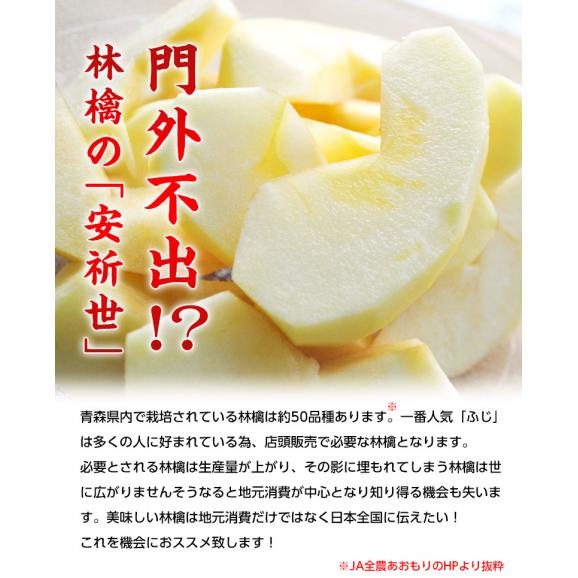 『安祈世（あきよ）』青森県産りんご 特A 約3kg（10～15玉）※常温　送料無料04