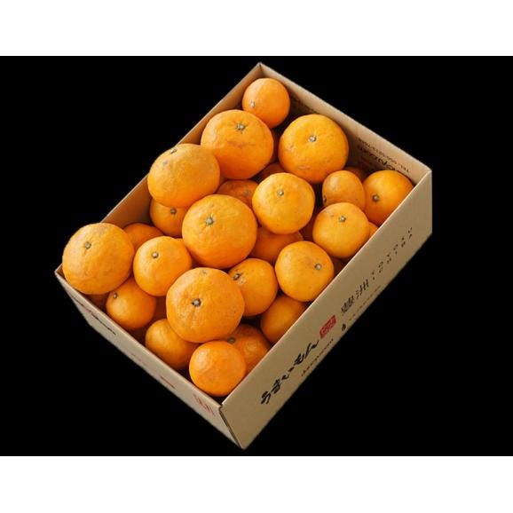 カラマンダリン　愛媛県中島産 訳あり品 風袋込 約5kg （大〜小込）目安：35〜50個程度 簡易箱 ※常温 送料無料　外皮にキズあり　みかん　柑橘05