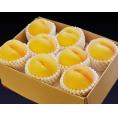 伊達の黄桃 福島県産 秀品以上 大玉 計約2.3kg (6〜8玉) 簡易箱 ※冷蔵　送料無料  桃 黄桃