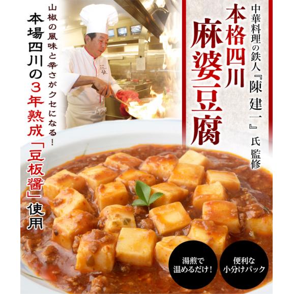 陳建一 麻婆豆腐 『本格四川麻婆豆腐』約150g×2Pセット おかず ご飯のお供 中華料理 ご贈答 贈り物 ギフト プレゼント マーボー豆腐 冷凍食品 冷凍同梱可能02