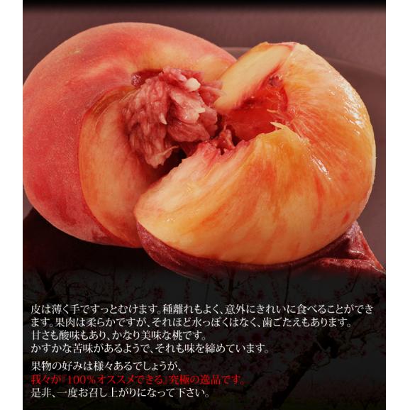 桃 もも ギフト 福島県産  蟠桃 (ばんとう)  入手困難  約1kg 5〜10玉 送料無料04