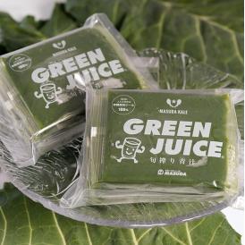 「旬搾り青汁グリーンジュース」静岡県産ケール使用　5パック×6袋（1袋：90ml）※冷凍