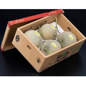 『マスクメロン（アールスメロン）』熊本県産 百合～藤 計約8kg（4～6玉）産地箱 風袋込 ※常温　送料無料
