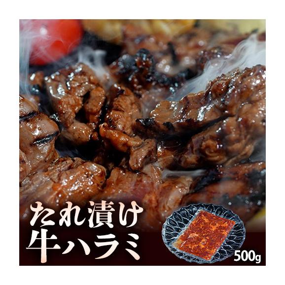 『たれ漬け牛ハラミ　焼肉用』オーストラリア産　500ｇ×１P※冷凍01