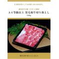 A4等級以上 『黒毛和牛肩切り落とし』 500ｇ ※冷凍 送料無料